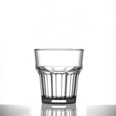 Elite Remedy 9oz Rocks Clear NS Polycarbonate Glass