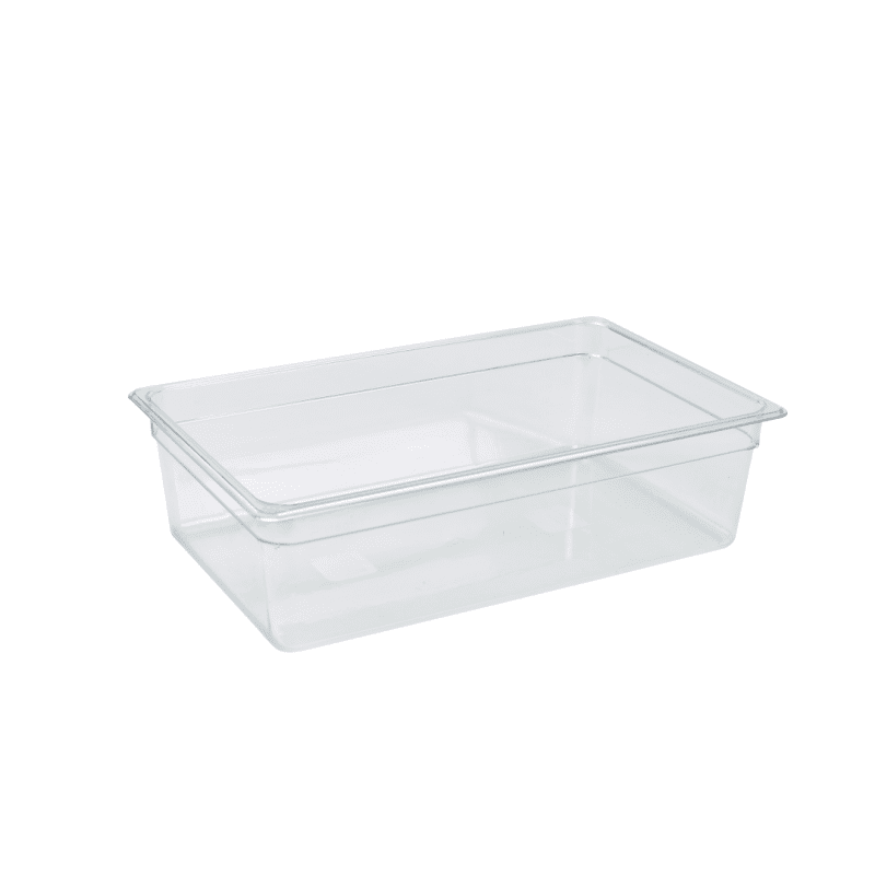 1/1 Polycarbonate Gastronorm Pan 150mm Clear