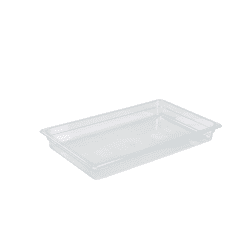 1-1 Polycarbonate Gastronorm Pan 65mm Clear