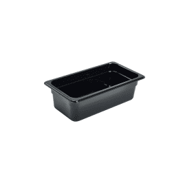 1-3 Polycarbonate Gastronorm Pan 100mm Black