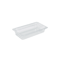 1/3 Polycarbonate Gastronorm Pan 65mm Clear