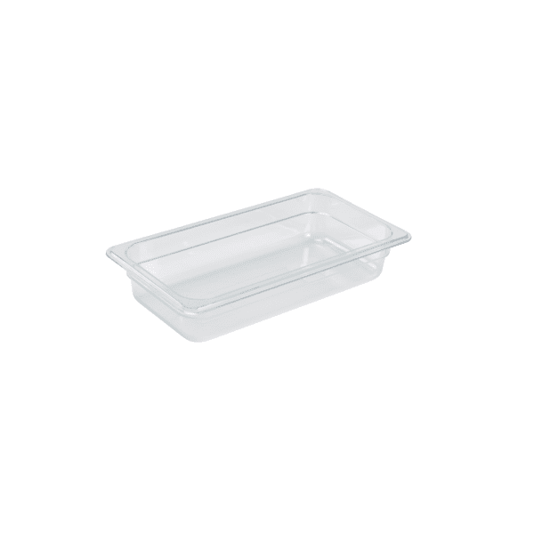 1/3 Polycarbonate Gastronorm Pan 65mm Clear