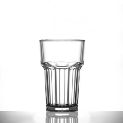 Elite Remedy 10oz HiBall Clear CE Nucleated Polycarbonate Glasses