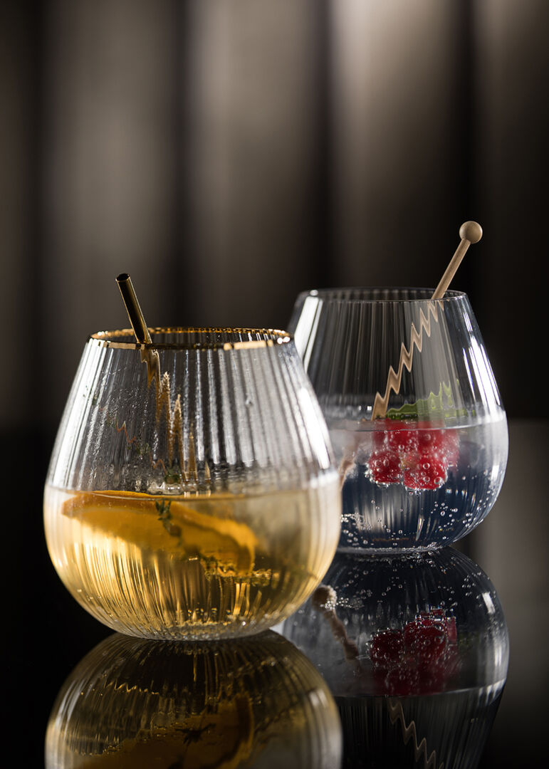 2 Hayworth Stemless Gin Glasses Lifestyle Image