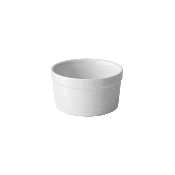3-5 Inch Titan White Ribbed Ramekin