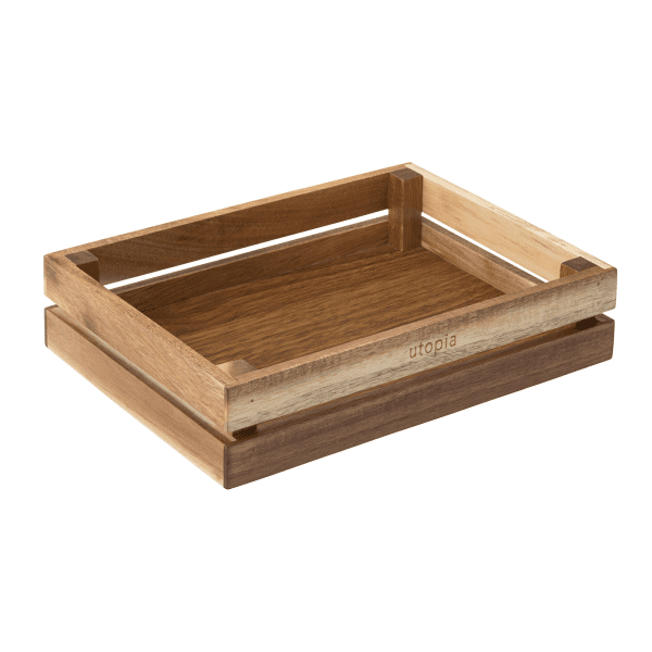 Acacia Crate 10 x 7.5" (26 x 20cm)