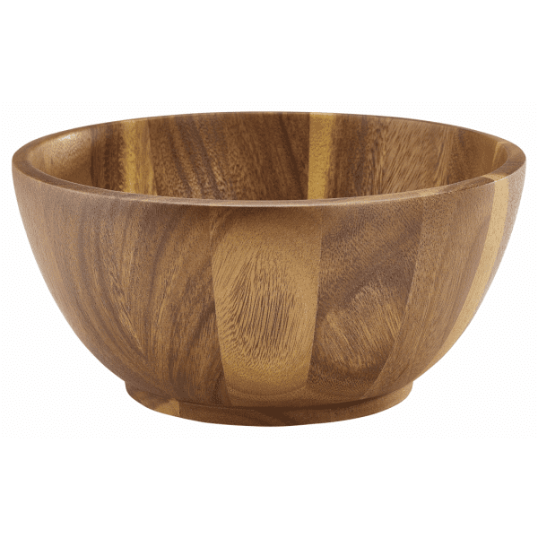 Acacia Wood Bowl 25Dia x 12cm
