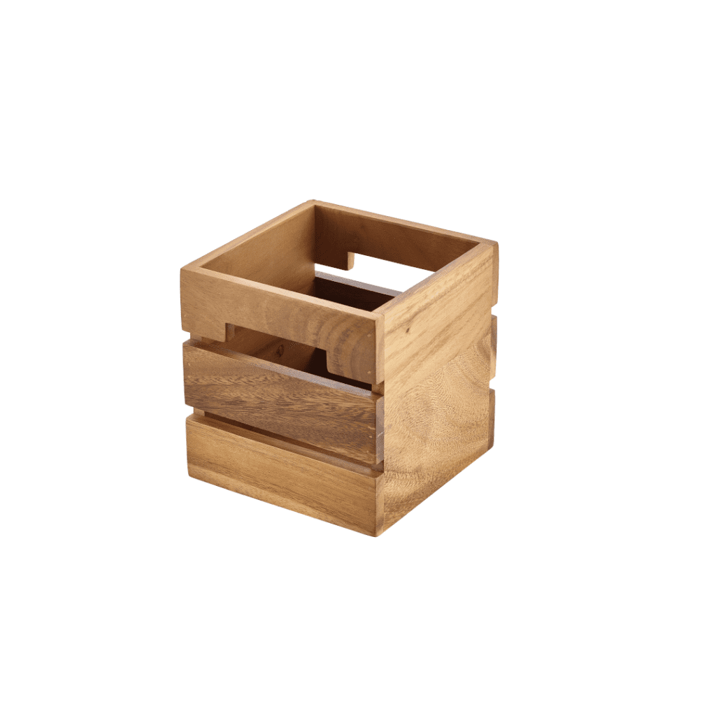 Acacia Wood Box/Riser 15x15x15cm - JCCBS Ltd