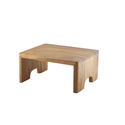 Acacia Wood GN Buffet Riser GN 1-4 10cm