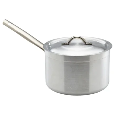 Aluminium Saucepan With Lid 5-5 Litre