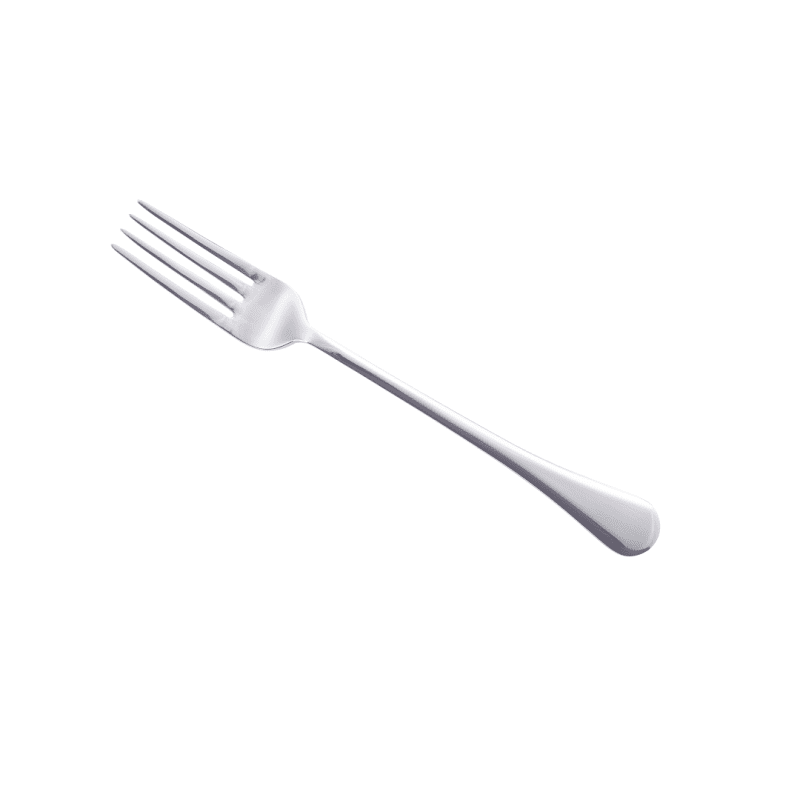 Angled view of Slim Dessert Fork