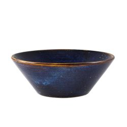 Aqua Blue Conical Bowl 16cm