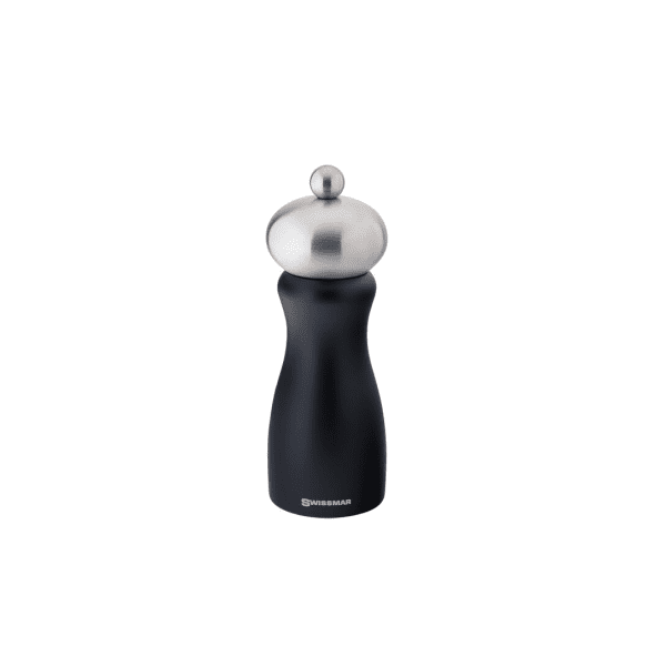 Belle Black Matte Pepper Mill 6 Inch