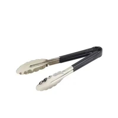 Black Colour Coded Stainless Steel Tongs 31cm