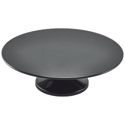 Black Melamine Cake Stand 33cm