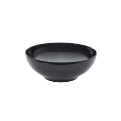 Black Melamine Round Buffet Bowl 25-7cm