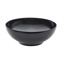 Black Melamine Round Buffet Bowl 35-5cm