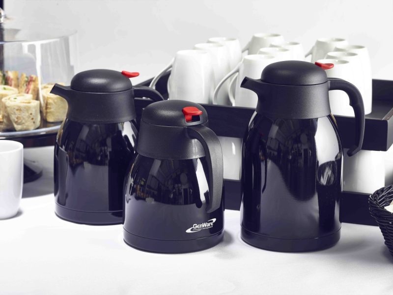 Black Vacuum and Push Button Jugs Lifestyle