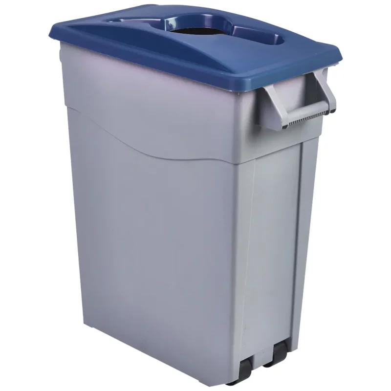 Blue Paper Lid For Slim Recycling Bin - Image 2