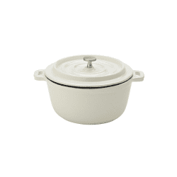 Cast Iron Calico Round Casserole 5-5 Inch