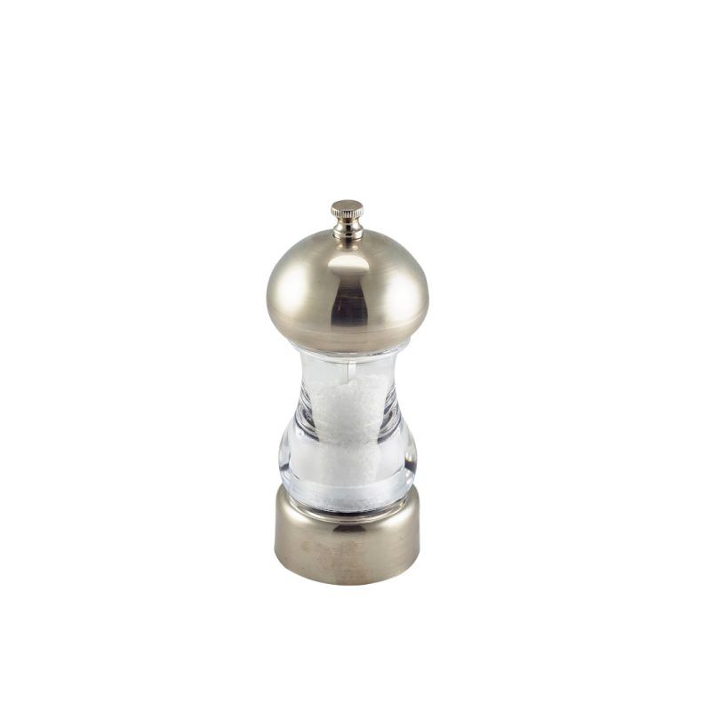 Chrome Top Salt - Pepper Grinder 14cm