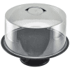 Clear Polystyrene Cake Cover with cake stand sold separately