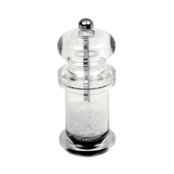 Clear Salt Grinder 14cm