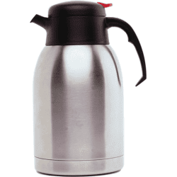 Coffee Inscribed Stainless Steel Vacuum Jug with 2 litre capacity