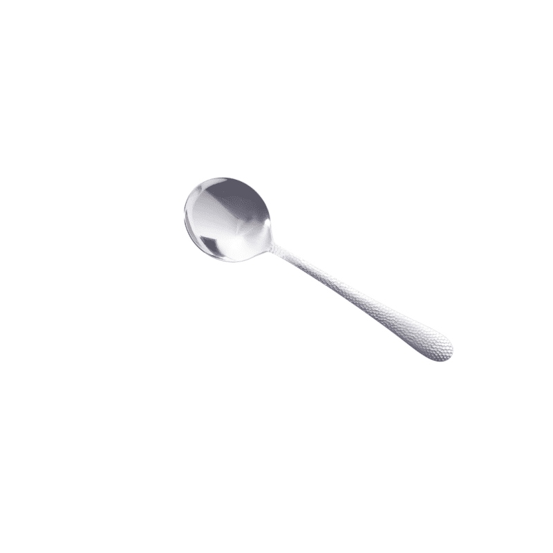 Cortona Soup Spoon Angled View