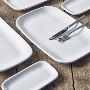 Cortona Table Knife and Fork lifestyle image with crockery