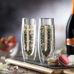 Double Walled Stemless Champagne Glasses Lifestyle Image