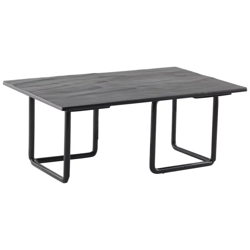 Example set up of the Black l Shaped Buffet Riser