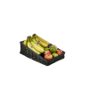 Fruit served in a Black Wicker Display Basket