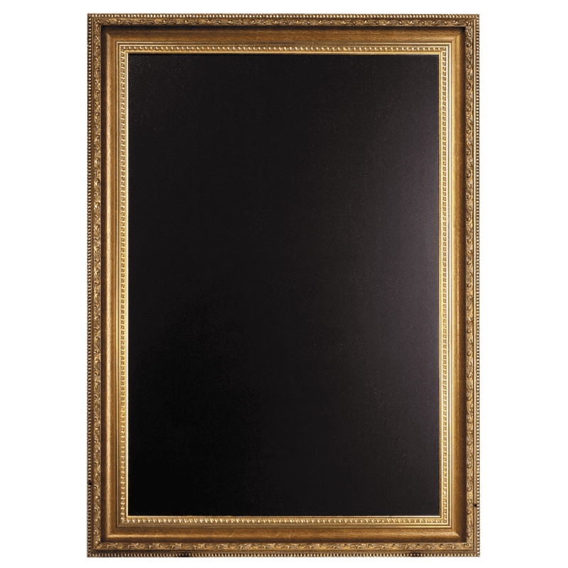 Gold Chalk Board 85 X 65cm