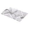 Greaseproof Paper White Newspaper Print 25 x 35cm
