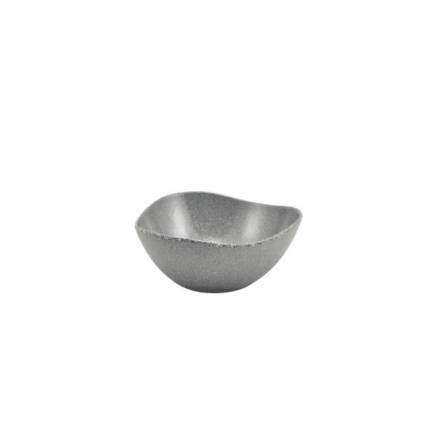 Grey Granite Melamine Triangular Buffet Bowl 25cm