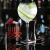 Hayworth Cocktail Glass on a bar top