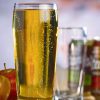 Jubilee Beer Glass filled with lager
