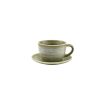 Matt Grey 14cm Saucer with Matt Grey Cup