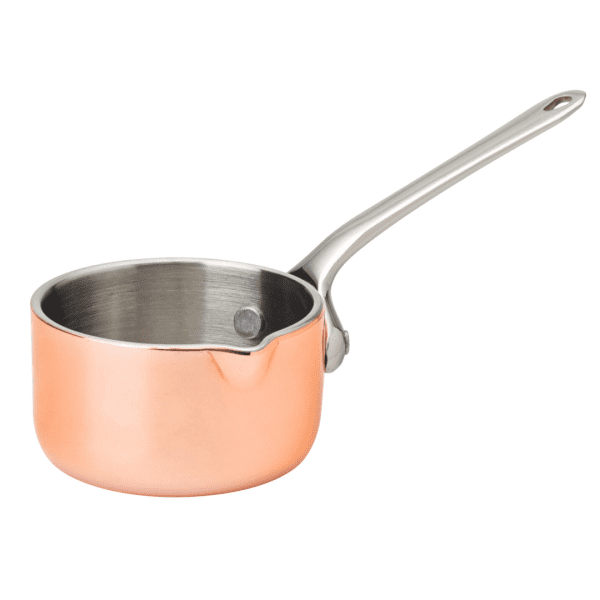 Mini Copper Presentation Saucepan with lip 2-25