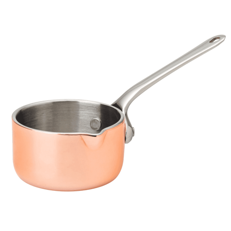 Mini Copper Presentation Saucepan with lip 2-25