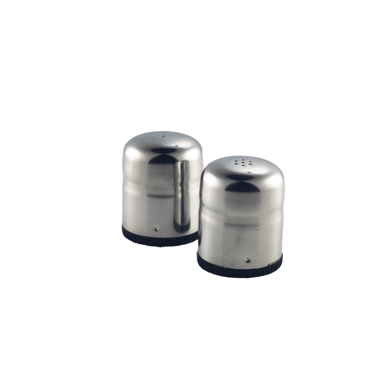 Mini Stainless Steel Salt And Pepper Set