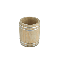 Miniature Wooden Barrel