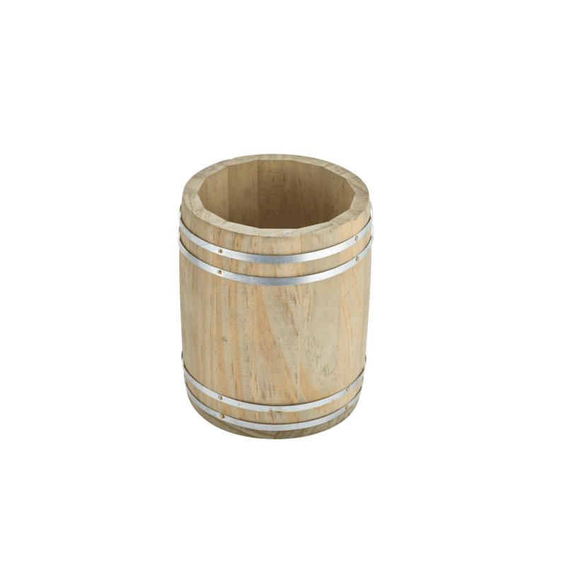 Miniature Wooden Barrel