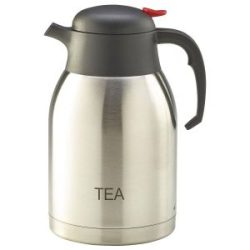 Tea Inscribed St/St Vacuum Jug 2.0L