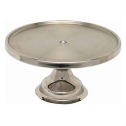 Genware S/St. Cake Stand 13"Dia.6.5" High