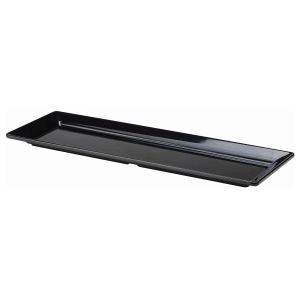 Black Melamine Platter GN 2/4 Size 53X17.5cm