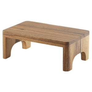 Acacia Wood GN Buffet Riser GN 1/4 10cm (H) - JCCBS Ltd