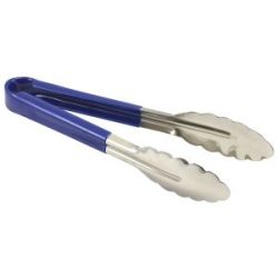 Genware Colour Coded St/St. Tong 31cm Blue
