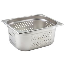 GenWare Perforated Stainless Steel Gastronorm Pan 1/2 - 150mm Deep